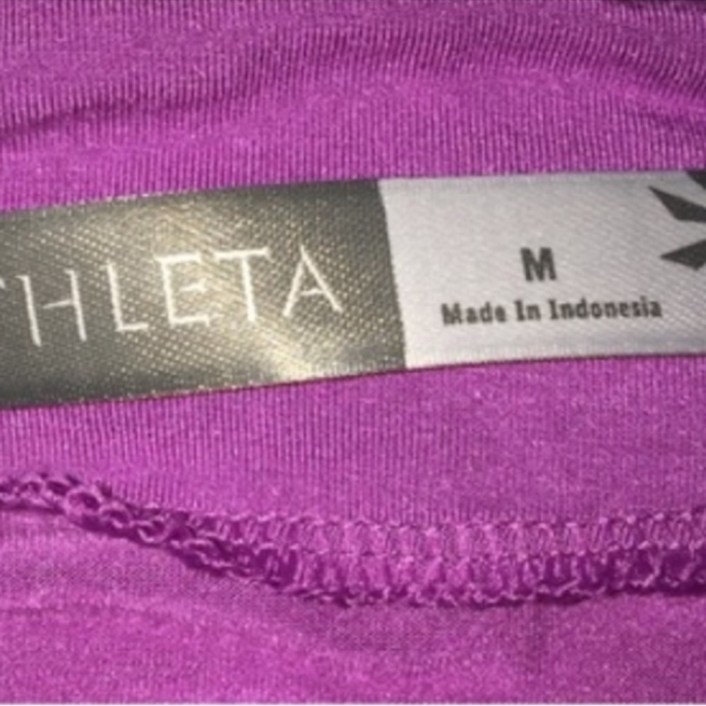 ATHLETA Hawi Hooded handkerchief hem Modal Dress - Picture 3 of 4